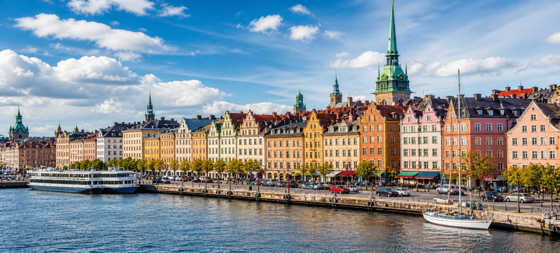 Baltic Sea cruise with historic European waterfront city and cultural landmarks